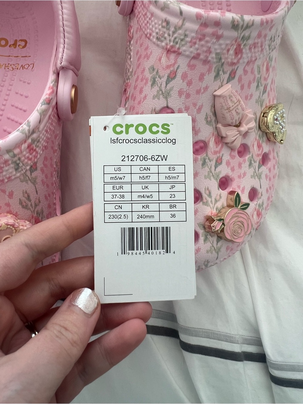 Crocs Love Shack Fancy Pink - Picture 5 of 7